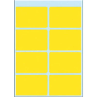 Afbeelding van Huismerk Herma 3691 Universele Etiket 26x40mm Geel 10 pakjes met 5 velletjes stickers