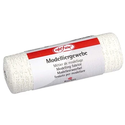 Afbeelding van 1x Rol gips gaas/gipsverband 15 cm x 300 Gipsrollen Zwanger Gipsbuik Maskers Afdruk lichaam