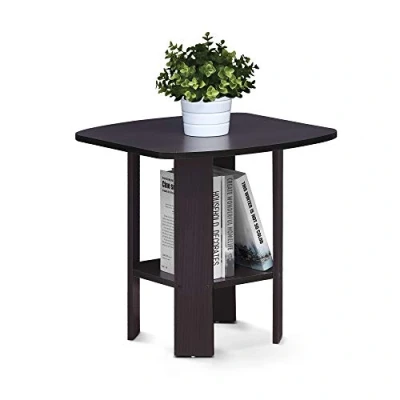 Afbeelding van FURINNO Eindtafels, Hout, Donkere Walnoot, one size