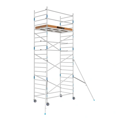 Afbeelding van Rolsteiger Alumexx Basic Schoren L190xB135cm 7.20m werkhoogte Houten platformen