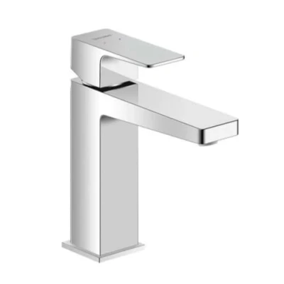 Afbeelding van Duravit, Badkamermeubels, Miscelatore monocomando per lavabo Manhattan, sporgenza 129 mm, senza scarico, MH1020002