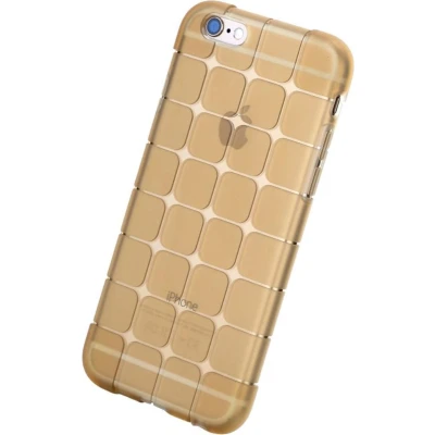 Afbeelding van Rock Cubee TPU Cover Apple iPhone 6/6S Transparent Gold