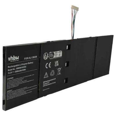 Afbeelding van vhbw Accu compatibel met Acer Aspire V5 573G 54218G1TAII, 74508G1TAKK laptop (3500mAh, 15,2V, Li polymeer)