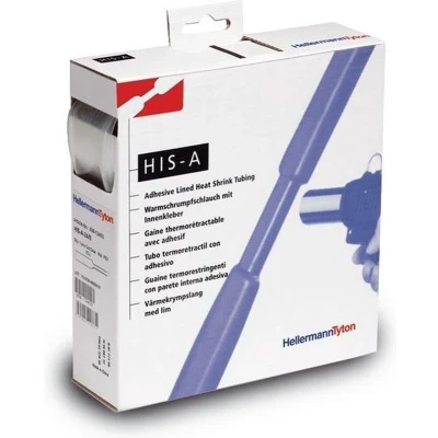 Afbeelding van HellermannTyton 308 10603 Krimpkous met lijm Transparant 6 mm 2 Krimpverhouding:3:1 5 m
