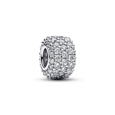 Afbeelding van Pandora 792820C01 Sparkling Charm Bedel Bedels horloge Zilverkleur