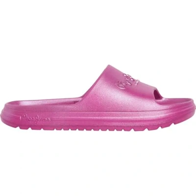 Afbeelding van Pepe Jeans Beach Slidemet Muiltjes, Dames, Maat: 38, Rose pink Kunststof