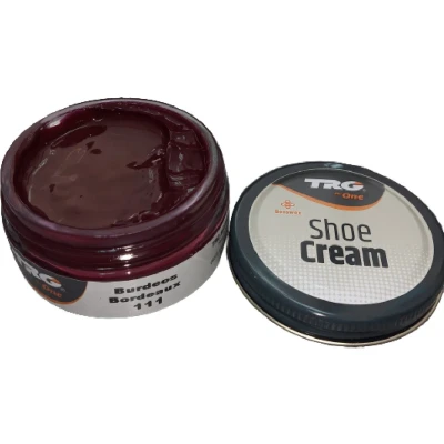 Afbeelding van TRG schoencrème met bijenwas bordeaux 50 ml