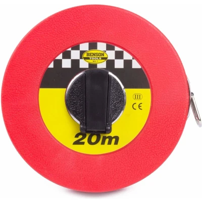 Afbeelding van Benson Glasvezel Landmeter 20 meter Rood