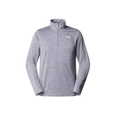 Afbeelding van The North Face Rager 1/4 ZIP TEE Longsleeve, Heren, Maat: Small, Pearl mist/light heather