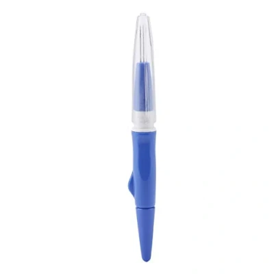 Afbeelding van Viltnaald, borduurpen, perforator met 3 fijne naalden, set, gereedschap, wol, vilten, naaibenodigdheden, doe het zelf, naaien, handwerk (blauw)