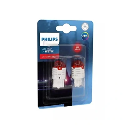 Afbeelding van Philips Ultinon Pro3000 LED autogloeilamp (W21W rood)