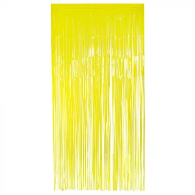 Afbeelding van Neon Geel Deurgordijn 200x100cm