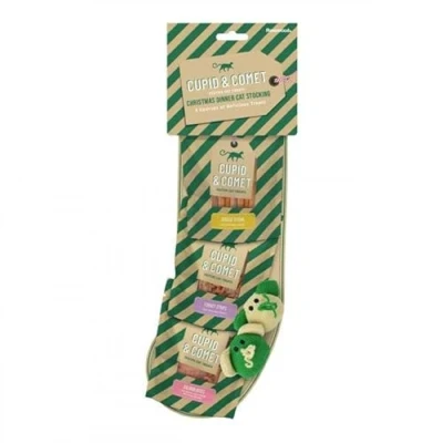 Afbeelding van Cupid&amp;comet kerstdiner kerstsok kat