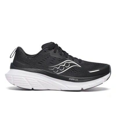 Afbeelding van Saucony Hardloopschoenen Guide 18 Code S20998 100 zwart, zwart wit, 46.5 EU
