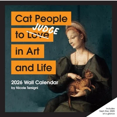 Afbeelding van Cat People to Judge in Art and Life 2026 Wall Calendar