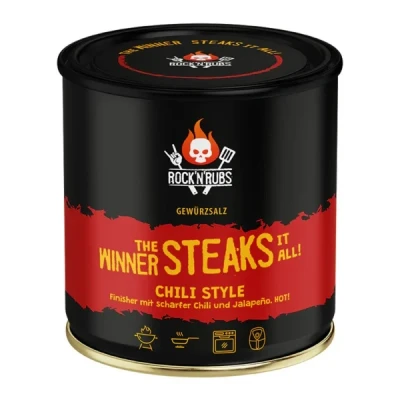 Afbeelding van Rock &#039;n&#039; Rubs the winner steaks it all chili style