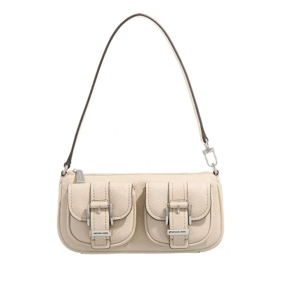 Afbeelding van Michael Kors ZOE Pouchette Handtas, Dames, Maat: One Size, Light sand