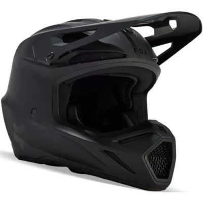 Afbeelding van FOX V3 Solid MIPS Motorcross helm, zwart, afmeting L voor man