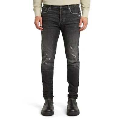 Afbeelding van G Star RAW 3301 Slim Jeans, Blauw (Worn in Black Metal Restored 51001 d497 h101), 35W / 32L