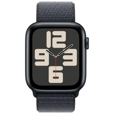 Afbeelding van Apple Watch SE Cellular 44mm Midnight Aluminium Ink Sport Loop (145 220mm)