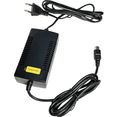 Afbeelding van Oplader Voor E bike 36V Accu&#039;s 42V 2A 84W 10x8mm (met pin) Zwart