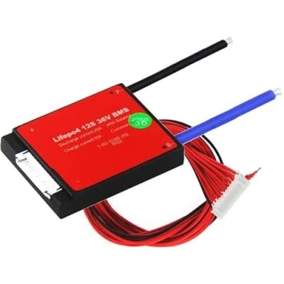 Afbeelding van 1PCS 12S 36V 20A LiFePO4 Lithiumbatterij Bescherming Boord BMS PCB Board met Balans: