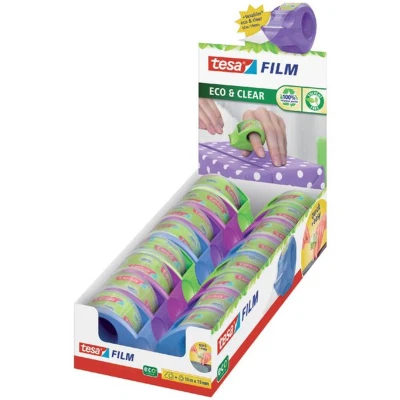 Afbeelding van Plakbandhouder Tesa Eco mini roller met tape