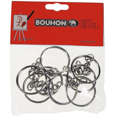 Afbeelding van Bouhon Sleutelring, 25 Mm, Blister Van 8 Stuks Sleutelring