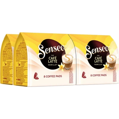 Afbeelding van Senseo Café Latte Vanilla Koffiepads Intensiteit 2/9 4 x 8 pads