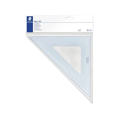 Afbeelding van Staedtler Mars 567 36 45 Set Vierkant cm 45/45 Graden Blauw