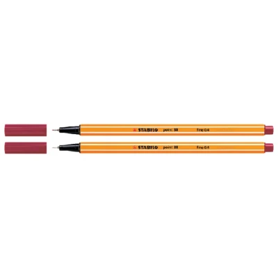 Afbeelding van Stabilo Point 88 Fineliner, Karmijnrood Fineliner