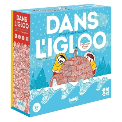 Afbeelding van Londji Puzzels 4st Met Magische Bril Dans L&#039;igloo