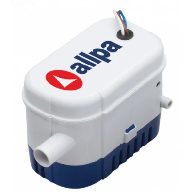 Afbeelding van Allpa bilgepomp met vlotterschakelaar, 12v / 4a, 75l/min