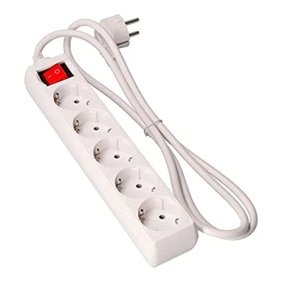 Afbeelding van Stopcontactenstrip 5 Tomas met Interruptor EDM Schuko (3 m)