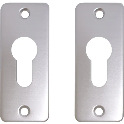 Afbeelding van Cilinderrozet aluminium rechthoek Per set
