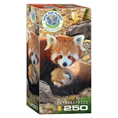 Afbeelding van Puzzel eurographics red pandas 250 stukjes