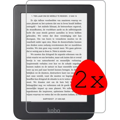 Afbeelding van Screenprotector Geschikt voor Kobo Clara 2E Tempered Glass Screen Protector 2 Stuks