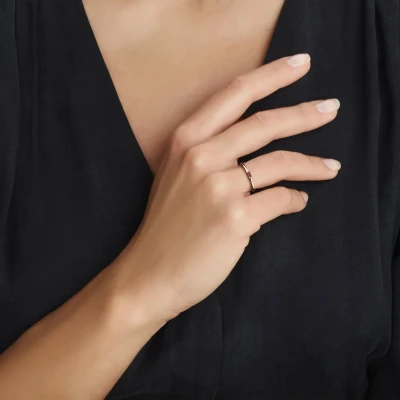 Afbeelding van 14K geelgoud ring met geboortesteen toermalijn oktober 4027253 17
