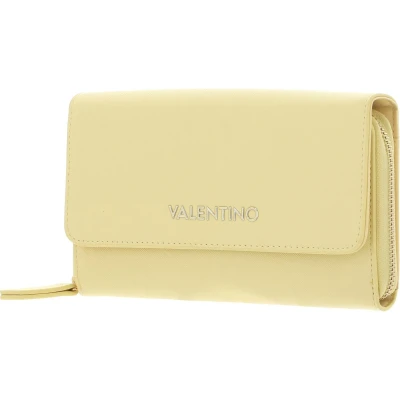 Afbeelding van VALENTINO Schoudertas Koppeling Zero Re Wallet With Shoulder Strap Vaniglia Lichtgeel