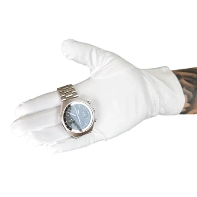 Afbeelding van KD89 Heli Handschoenen, microvezel, Wit, voor horloges, sieraden, verzamelaars, professionals of hobbyisten, M