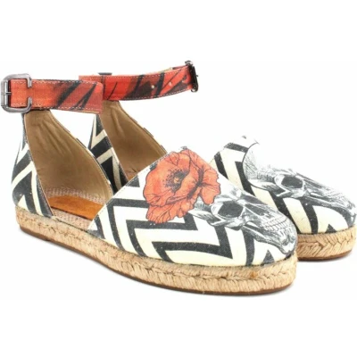 Afbeelding van GOBY Zebra Sandalen Slippers Hoge kwaliteit Handmade Maat 38