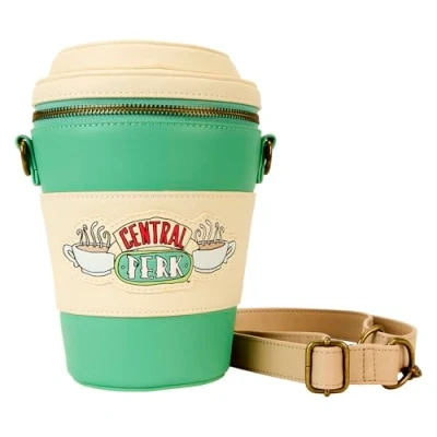 Afbeelding van Loungefly Friends Central Perk to Go koffiekopje figuurlijke geurende crossbody tas