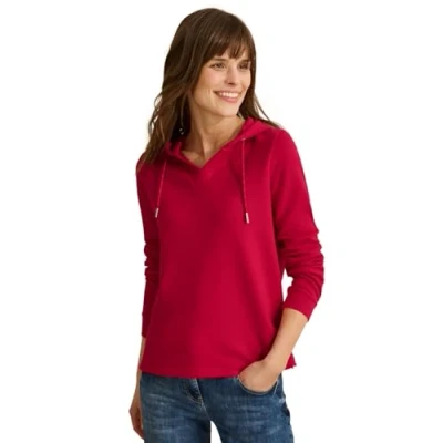 Afbeelding van Cecil Softes Longsleeve, Dames, Maat: XL, Rot