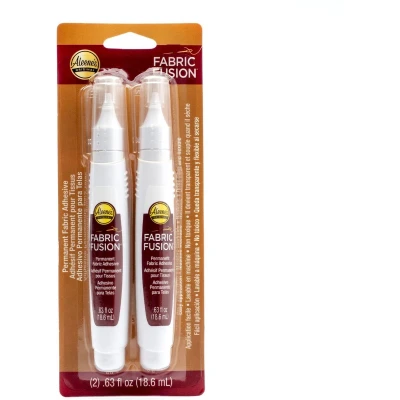 Afbeelding van Aleene&#039;s Stoflijm Fabric Fusion Permanent Glue Pen 18.6ml 2 stuks