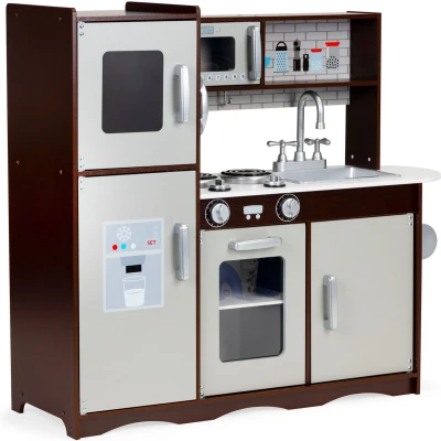 Afbeelding van Houten speelgoed keuken 3+ jaar oven en magnetron gecertificeerd veilig
