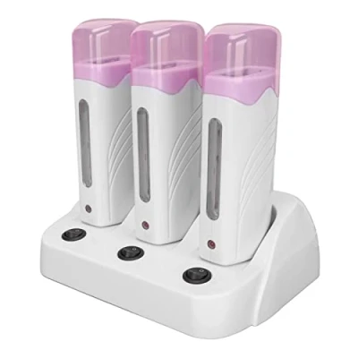 Afbeelding van Roll on Wax Warmer Kit, 3 delige Epilatormachine Ontharing Warmer, Professionele Elektrische Waxverwarmer Machine voor Draagbare