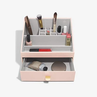 Afbeelding van Stackers Blush Pink Klassieke Make up Organizer