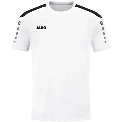 Afbeelding van JAKO Power Tshirt print voor kinderen, Maat: 128, Weiss
