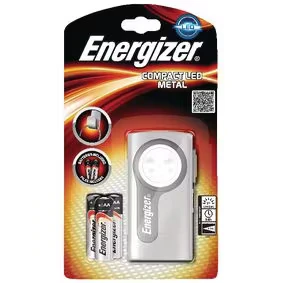 Afbeelding van Energizer zaklamp Compact LED, inclusief 3 AA batterijen, op blister
