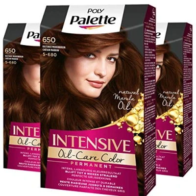 Afbeelding van 3x Poly Palette Haarverf 650 Kastanje Middenbruin kopen? Nu in de aanbieding bij